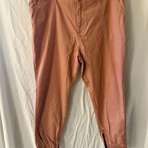 Pact Women's Ankle-Length Pants in Terracotta